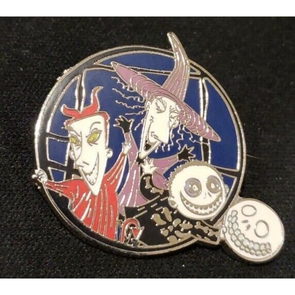 Disney Pin Nightmare‎ Before Christmas Lock Shock Barrel NBC Hip Lanyard 80042 - Picture 1 of 3
